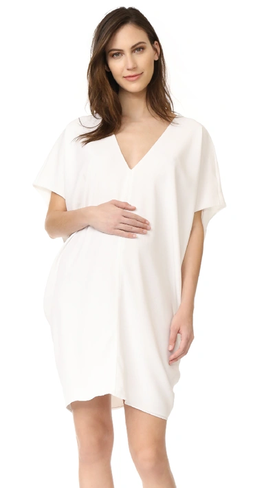 Hatch The Slouch Dress In White