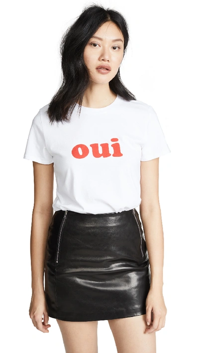 Prince Peter Oui Short Sleeve Tee In White