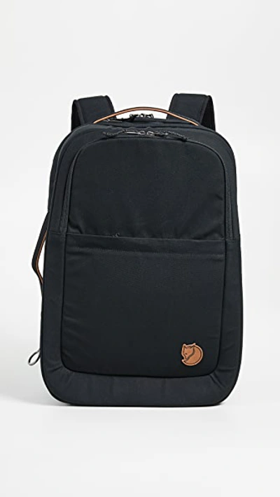 Fjall Raven Travel Backpack In Black