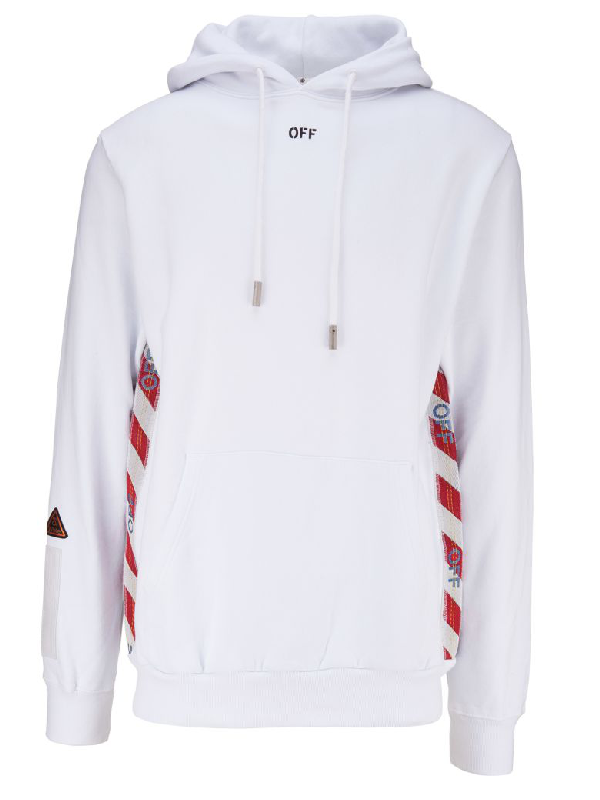 off white industrial tape hoodie