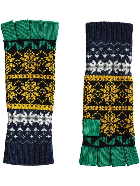 burberry fingerless gloves