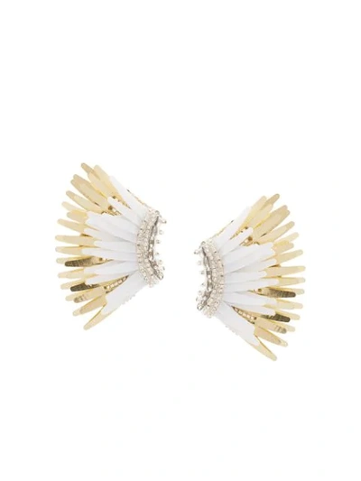 Mignonne Gavigan Wings Earrings In White