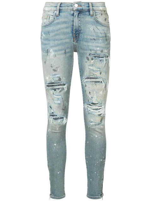 mike amiri crystal jeans