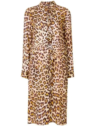 Simonetta Ravizza Agata Leopard Shirt Dress