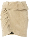 Iro Glad Stud Detail Skirt In Brown