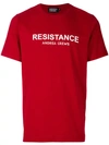 Andrea Crews Slogan Print T-shirt In Red