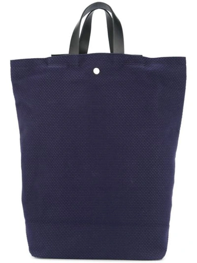 Cabas Tote Backpack In Blue