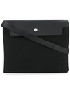 Cabas Pouch Shoulder Bag In Black