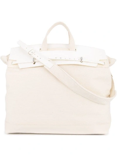 Cabas 2day Tripper Shoulder Bag In White