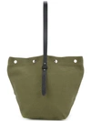 Cabas Small Bucket Tote In Green
