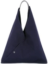 Cabas N39 Triangle Tote In Blue