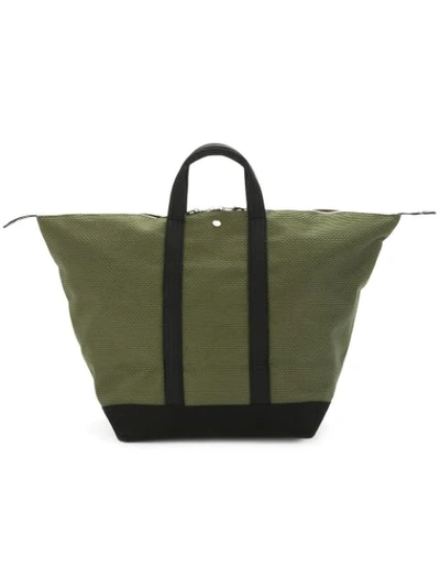 Cabas Bowler Tote In Green
