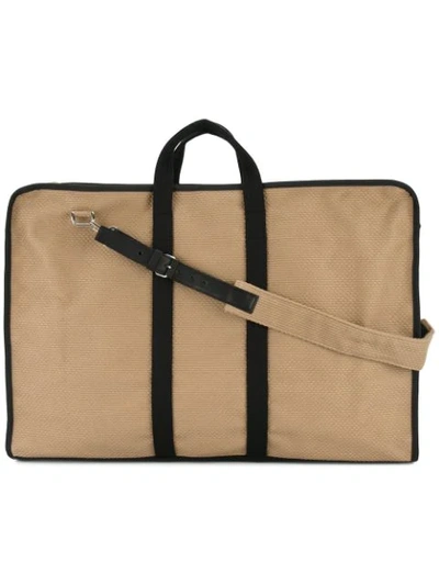 Cabas Weekender Bag In Brown