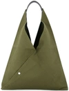 Cabas Mittelgrosse Handtasche Mit Dreieckigem Design In Green