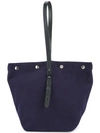 Cabas Small Bucket Tote In Blue