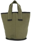 Cabas Small Laundry Tote In Green