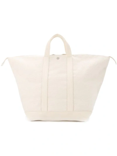 Cabas Large Bowler Bag In White