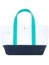 Cabas Kleine Handtasche In Colour-block-optik In Blue