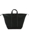 Cabas Bowler Tote In Black