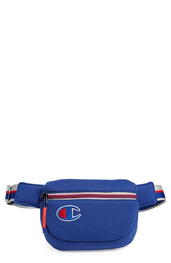 champion blue fanny pack