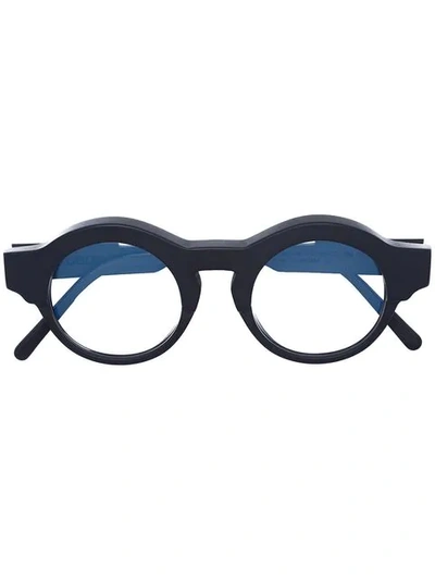 Kuboraum Round Tonal Glasses In Black