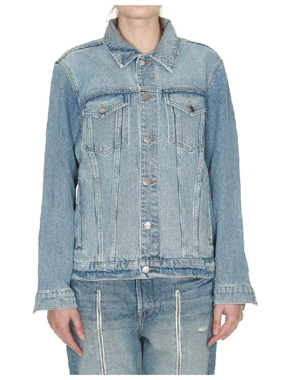 Frame Woven Denim Jacket In Newbridge