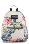 Jansport Half Pint Fx Backpack - Ivory In Matte Coated Canvas