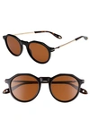 Givenchy 51mm Round Sunglasses - Black