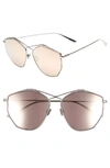 Dior 59mm Metal Sunglasses - Palladium