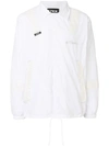 Upww Drawstring Shirt Jacket In White