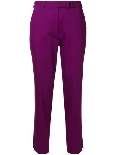 Etro Cropped Trousers - Pink & Purple