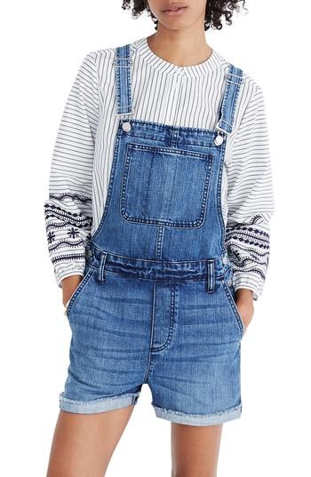 madewell adirondack short overalls