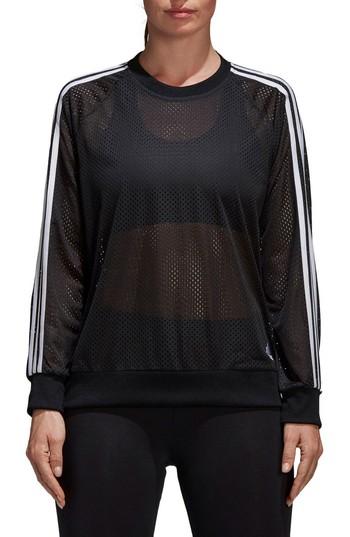 adidas mesh sweatshirt