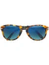 Persol Tortoiseshell Tinted Sunglasses In Brown