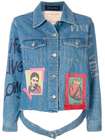 Night Market Distressed Denim Jacket