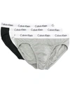 Calvin Klein Underwear Logo Briefs 3 Pack In Black