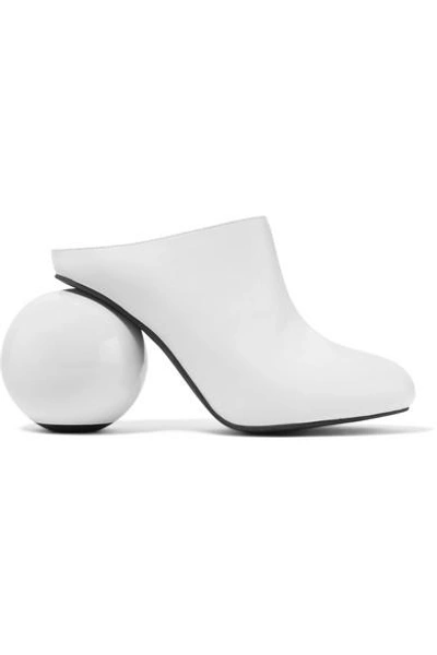 Solace London Sawyer Leather Mules In White