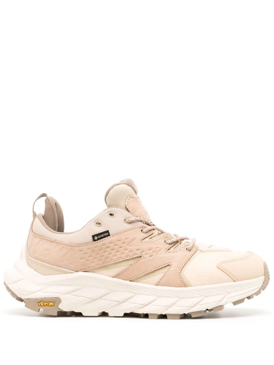 Hoka One One Anacapa Low Gore-tex Sneakers In Beige