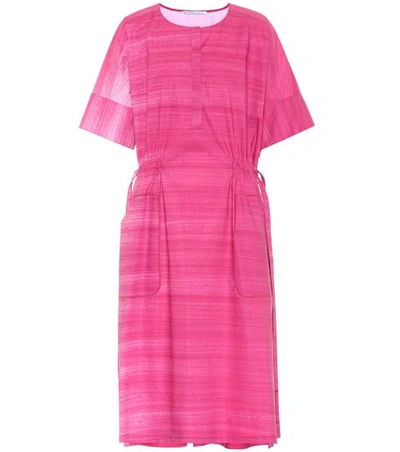 Agnona Cotton Dress In Pink