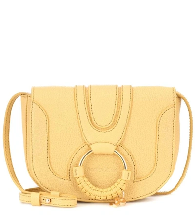 See By Chloé Hana Mini Leather Shoulder Bag In Yellow