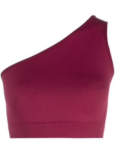 Rick Owens One-shoulder Cropped Top In Pink