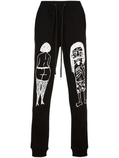 Haculla Hotel Couple Track Pants In Black