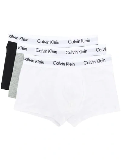 Calvin Klein Underwear Logo Boxers 3 Pack In White
