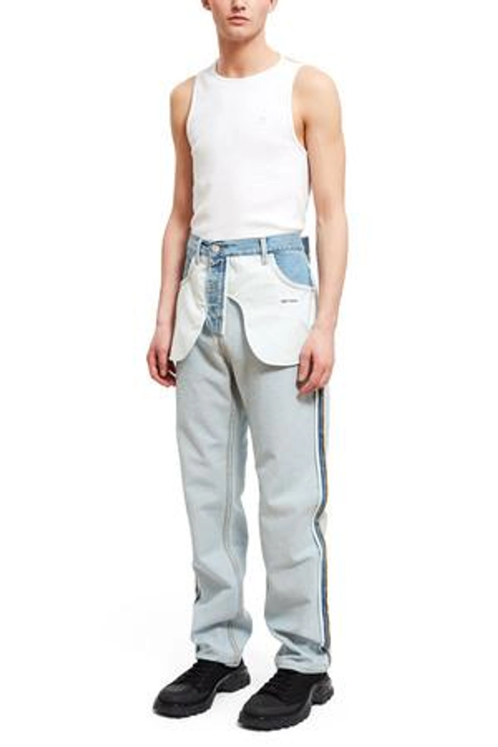 03ss 本人期　HELMUT LANG inside out denim Helmut Lang Inside Out Denim Pants | Hypebae