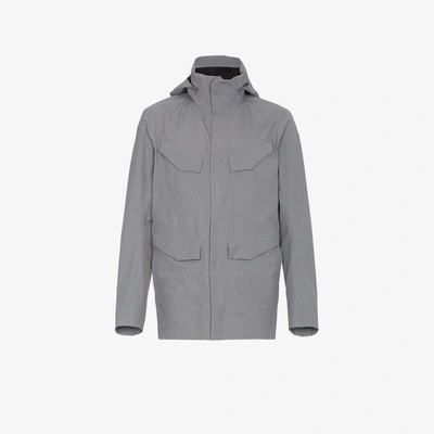 Arc'teryx Waterproof Field Jacket In Grey