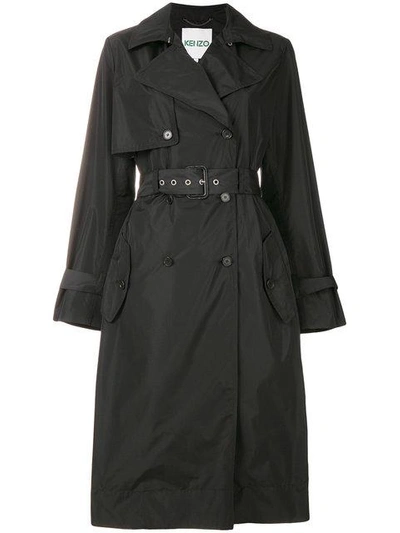 Kenzo Oversized Trench Coat - Black