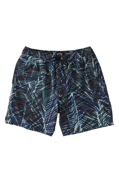 Billabong Men's Surf Trek Elastic Shorts In Space Blue