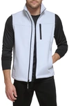 Calvin Klein Softshell Fleece Vest In White