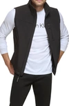 Calvin Klein Softshell Fleece Vest In Black