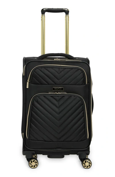 Kenneth Cole Chelsea 20-inch Quilted Expandable Suitcase In Black